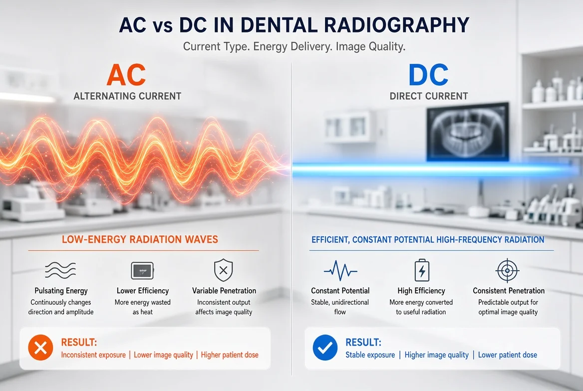 Courant Continu (DC) vs Courant Alternatif (AC) : pourquoi moderniser votre générateur de radiographie ?