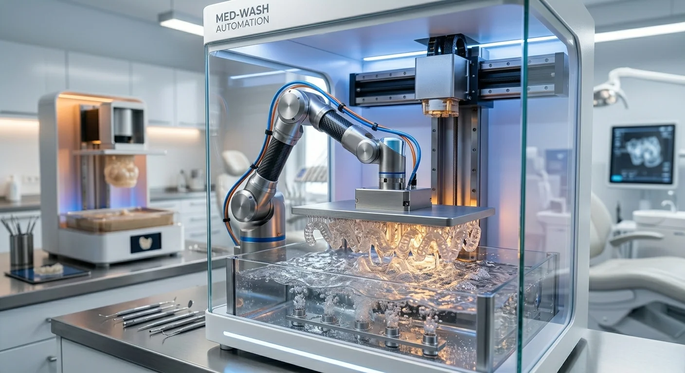 La Fin des Manipulations Salissantes en Impression 3D Dentaire