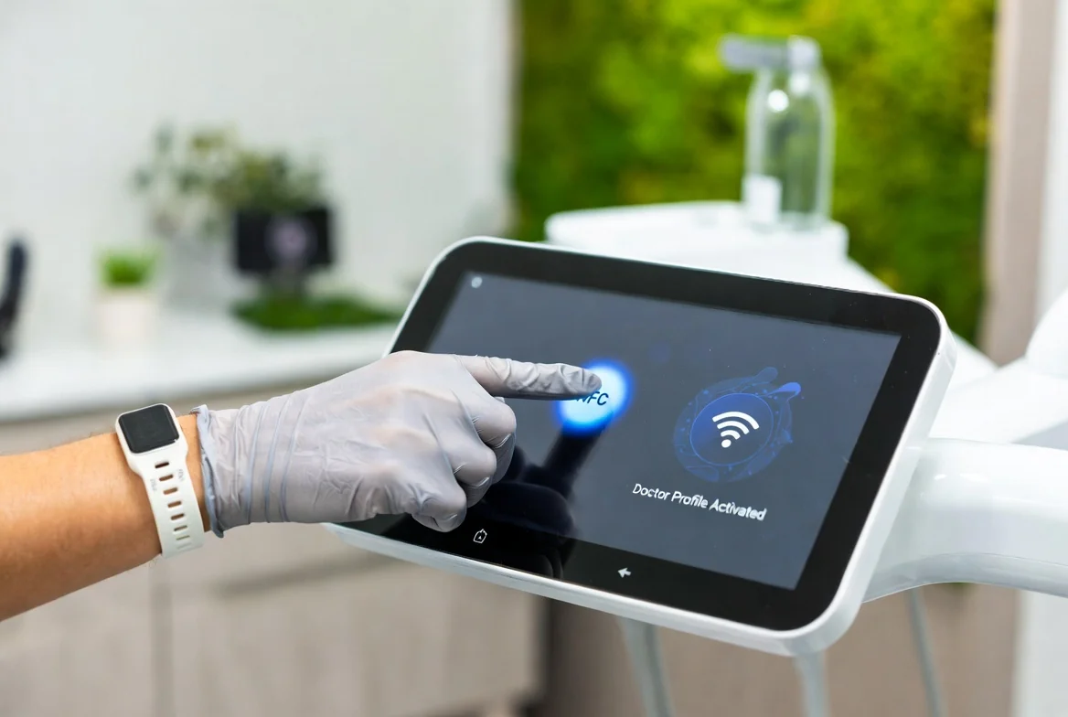 La technologie NFC en odontologie : La personnalisation instantanée au service des cliniques multi-praticiens