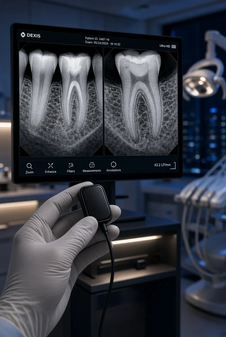 Résolution et Contraste : Le Duo Clé de l'Excellence Diagnostique en Radiologie Intra-orale